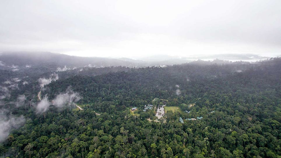 Maliau Basin Study Center Aerial Shot
