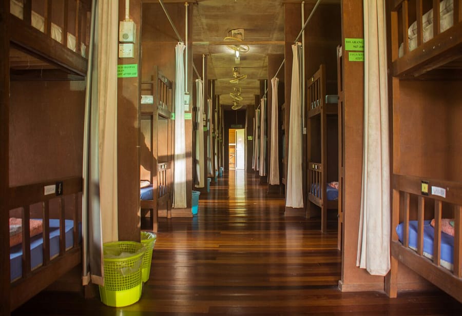 inside dorm danum valley field centre
